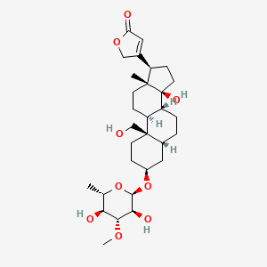 molecular formula C30H46O9 B610605 Ruvoside CAS No. 6859-20-7