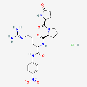 molecular formula C22H31ClN8O6 B610627 赫普辛显色底物 CAS No. 127428-47-1