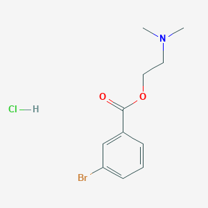 molecular formula C11H15BrClNO2 B6106324 2-(dimethylamino)ethyl 3-bromobenzoate hydrochloride 