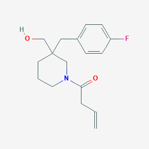 [1-(3-butenoyl)-3-(4-fluorobenzyl)-3-piperidinyl]methanol