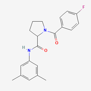 N-(3,5-dimethylphenyl)-1-(4-fluorobenzoyl)prolinamide