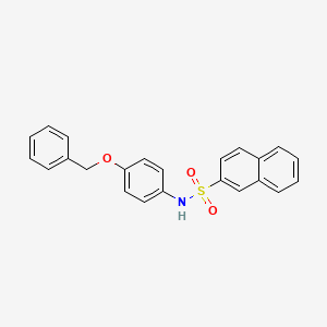 N-[4-(benzyloxy)phenyl]-2-naphthalenesulfonamide