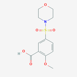 B061064 2-Methoxy-5-(morpholine-4-sulfonyl)-benzoic acid CAS No. 168890-59-3