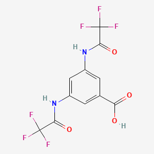 3,5-bis[(trifluoroacetyl)amino]benzoic acid