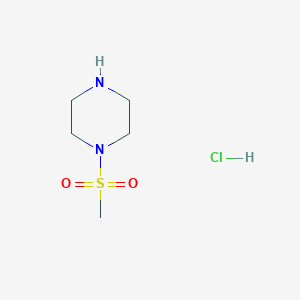 molecular formula C5H13ClN2O2S B061066 1-(甲磺酰基)哌嗪盐酸盐 CAS No. 161357-89-7