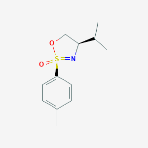 B061067 (4R)-2-(4-Methylphenyl)-4-(propan-2-yl)-4,5-dihydro-1,2lambda~6~,3-oxathiazol-2-one CAS No. 170900-87-5