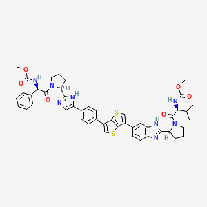 molecular formula C47H48N8O6S2 B610673 Samatasvir CAS No. 1312547-19-5