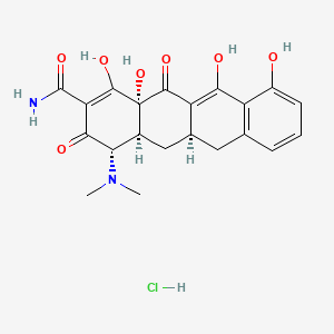 molecular formula C21H23ClN2O7 B610678 盐酸桑西环素 CAS No. 6625-20-3