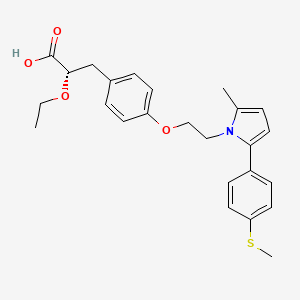 molecular formula C25H29NO4S B610694 Saroglitazar CAS No. 495399-09-2