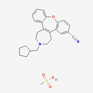 molecular formula C26H30N2O4S B610699 Savoxepin mesylate CAS No. 79262-47-8