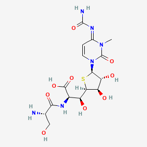 molecular formula C16H24N6O9S B610706 Unii-36HW38mmin CAS No. 93301-58-7