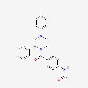 molecular formula C26H27N3O2 B610721 SBC-110736 CAS No. 1629166-02-4