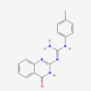 N-(4-methylphenyl)-N'-(4-oxo-3,4-dihydro-2-quinazolinyl)guanidine