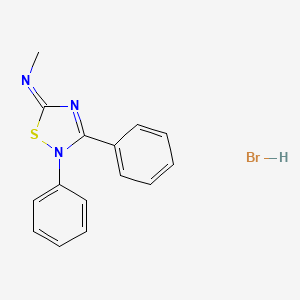 molecular formula C15H14BrN3S B610739 SCH-202676 hydrobromide CAS No. 70375-43-8