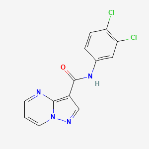 N-(3,4-dichlorophenyl)pyrazolo[1,5-a]pyrimidine-3-carboxamide