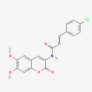 molecular formula C19H14ClNO5 B610749 SC-III3 CAS No. 1660110-65-5