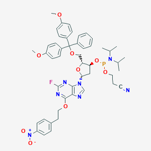 molecular formula C48H53FN7O9P B061075 2-Fluoro-DI cep CAS No. 163668-79-9