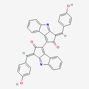 molecular formula C36H20N2O4 B610753 Scytonemin CAS No. 152075-98-4