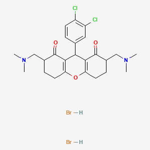 molecular formula C25H32Br2Cl2N2O3 B610754 JAK2 抑制剂 III，SD-1029 CAS No. 118372-34-2