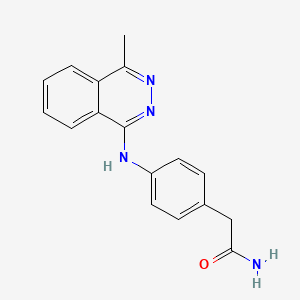 2-{4-[(4-methyl-1-phthalazinyl)amino]phenyl}acetamide