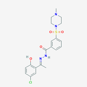 molecular formula C20H23ClN4O4S B610759 Seclidemstat CAS No. 1423715-37-0