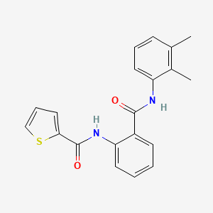 molecular formula C20H18N2O2S B6107605 N-(2-{[(2,3-dimethylphenyl)amino]carbonyl}phenyl)-2-thiophenecarboxamide 