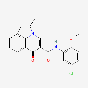 N-(5-chloro-2-methoxyphenyl)-2-methyl-6-oxo-1,2-dihydro-6H-pyrrolo[3,2,1-ij]quinoline-5-carboxamide