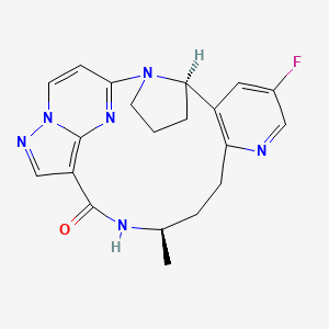 molecular formula C20H21FN6O B610772 Selitrectinib CAS No. 2097002-61-2