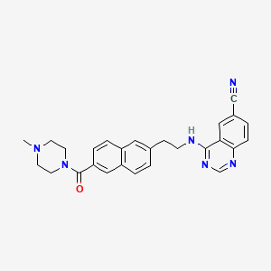 molecular formula C27H26N6O B610786 Senexin B CAS No. 1449228-40-3