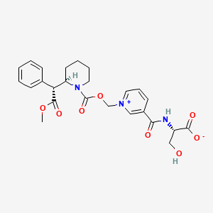 molecular formula C25H29N3O8 B610792 Serdexmethylphenidate CAS No. 1996626-29-9