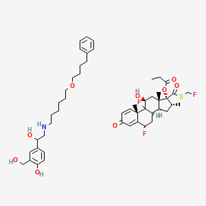molecular formula C50H68F3NO9S B610793 Seretide CAS No. 136112-01-1