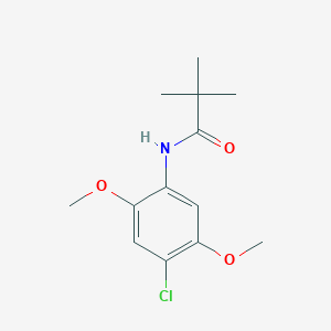 Propanamide, N-(4-chloro-2,5-dimethoxyphenyl)-2,2-dimethyl-