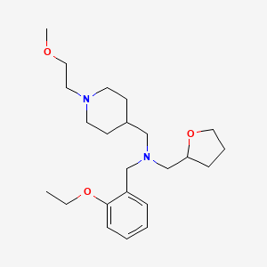 (2-ethoxybenzyl){[1-(2-methoxyethyl)-4-piperidinyl]methyl}(tetrahydro-2-furanylmethyl)amine