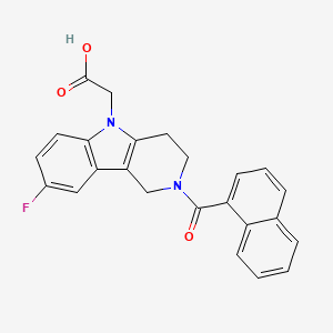 molecular formula C24H19FN2O3 B610798 Setipiprant CAS No. 866460-33-5