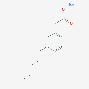 molecular formula C13H17NaO2 B610800 PBI-4050 sodium salt CAS No. 1254472-97-3
