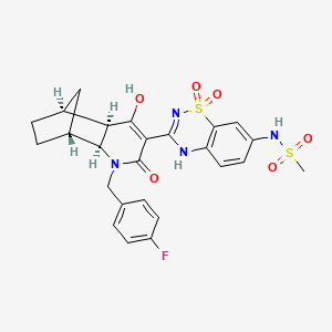 molecular formula C25H25FN4O6S2 B610801 Setrobuvir CAS No. 1071517-39-9