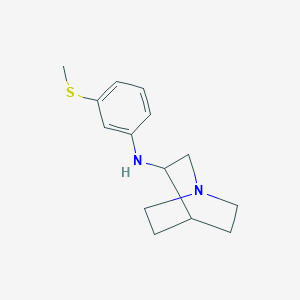 N-[3-(methylthio)phenyl]quinuclidin-3-amine