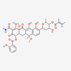 molecular formula C40H43NO15 B610805 Antibiotic SF 2575 CAS No. 126728-71-0