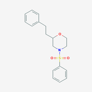 2-(2-phenylethyl)-4-(phenylsulfonyl)morpholine