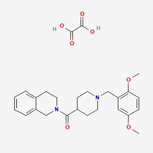 2-{[1-(2,5-dimethoxybenzyl)-4-piperidinyl]carbonyl}-1,2,3,4-tetrahydroisoquinoline oxalate