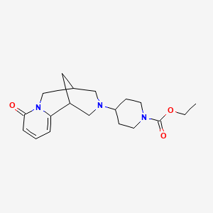 Ethyl 4-(6-oxo-7,11-diazatricyclo[7.3.1.02,7]trideca-2,4-dien-11-yl)piperidine-1-carboxylate