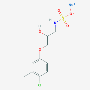 sodium;N-[3-(4-chloro-3-methylphenoxy)-2-hydroxypropyl]sulfamate