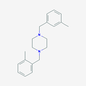 1-(2-methylbenzyl)-4-(3-methylbenzyl)piperazine