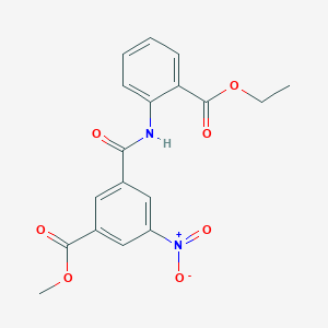 Methyl 3-{[2-(ethoxycarbonyl)phenyl]carbamoyl}-5-nitrobenzoate