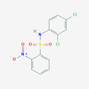 molecular formula C12H8Cl2N2O4S B6108242 N-(2,4-dichlorophenyl)-2-nitrobenzenesulfonamide 