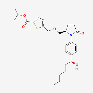 molecular formula C26H35NO5S B610842 西米那帕异丙酯 CAS No. 910562-13-9
