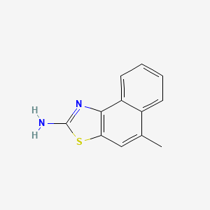 molecular formula C12H10N2S B610861 5-Methylnaphtho[1,2-d]thiazol-2-amine CAS No. 1369170-24-0