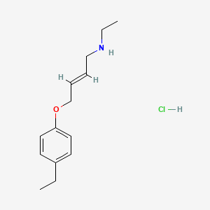 (E)-N-ethyl-4-(4-ethylphenoxy)but-2-en-1-amine;hydrochloride