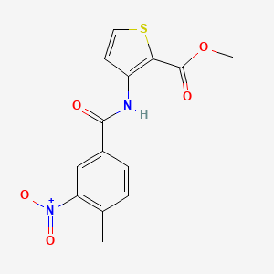 Methyl 3-[(4-methyl-3-nitrobenzoyl)amino]thiophene-2-carboxylate