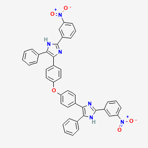 2-(3-nitrophenyl)-4-[4-[4-[2-(3-nitrophenyl)-5-phenyl-1H-imidazol-4-yl]phenoxy]phenyl]-5-phenyl-1H-imidazole